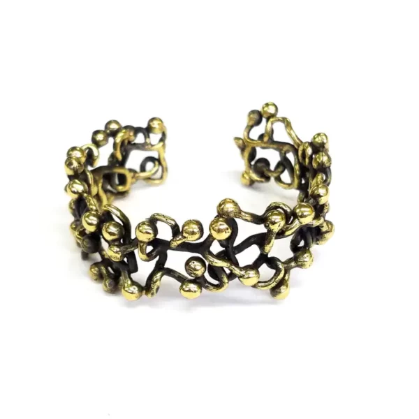 Handgemaakte armband brons - Afbeelding 2