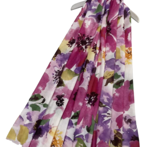 Watercolour Floral Bloom print roze bloemen