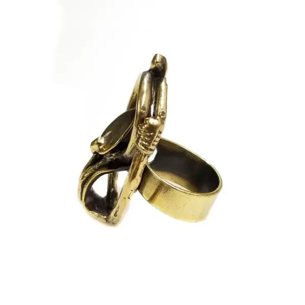 Handgemaakte bronzen ring - Afbeelding 2