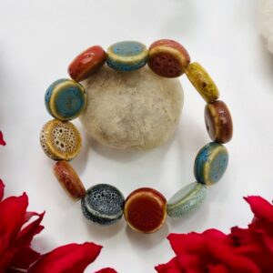 Armband ronde keramiek