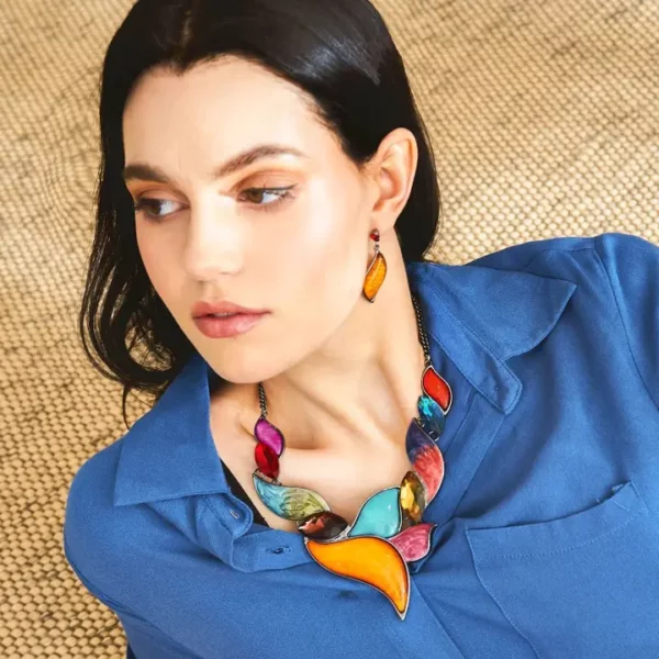 Azur ketting veelkleurig - Afbeelding 2