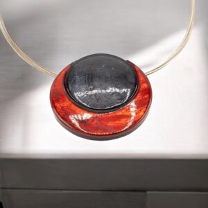 Halsketting met ronde schijven