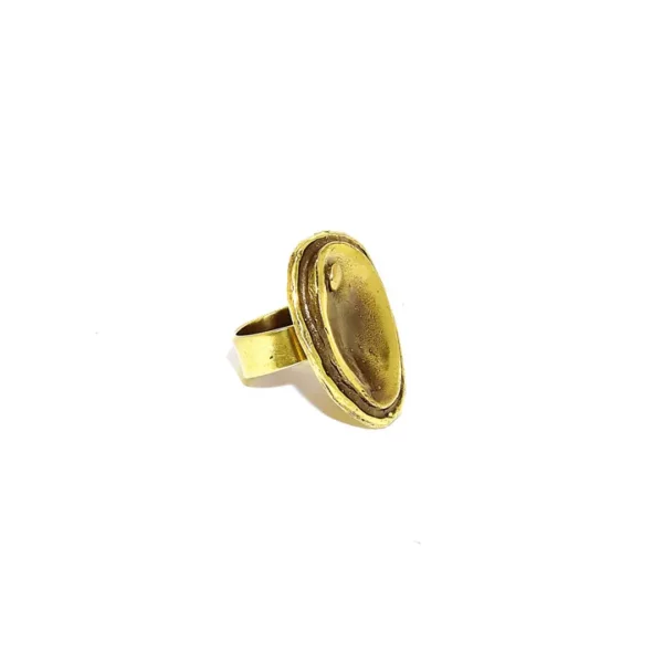 Handgemaakte bronzen ring - Afbeelding 2