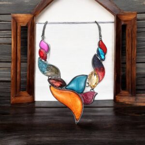Azur ketting veelkleurig