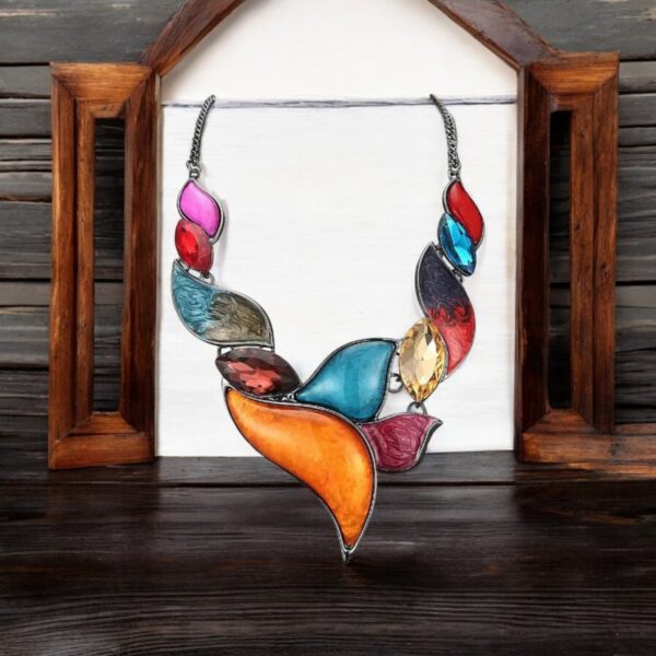 Azur ketting veelkleurig